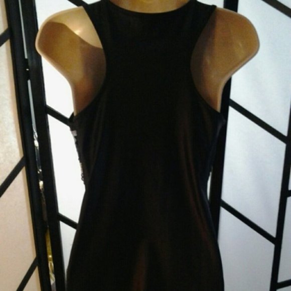 XXI Twenty Women's Black/Silver Sequin Tank Top MM - Picture 7 of 10